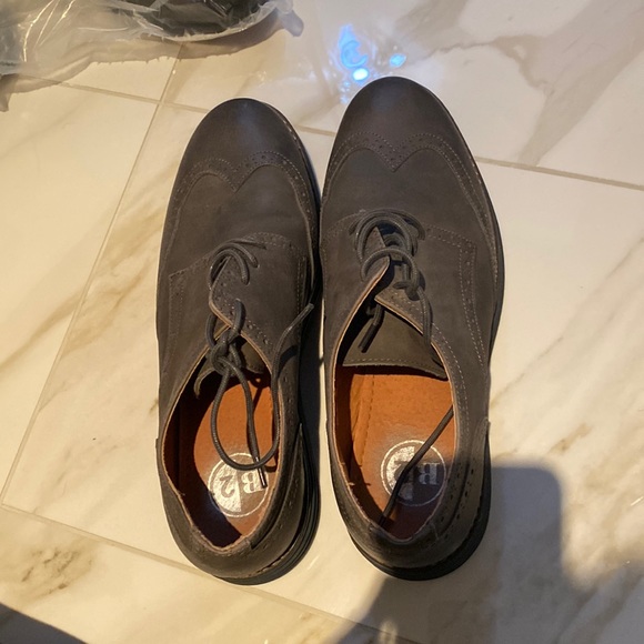 Men’s dress shoes in charcoal grey - Picture 1 of 4